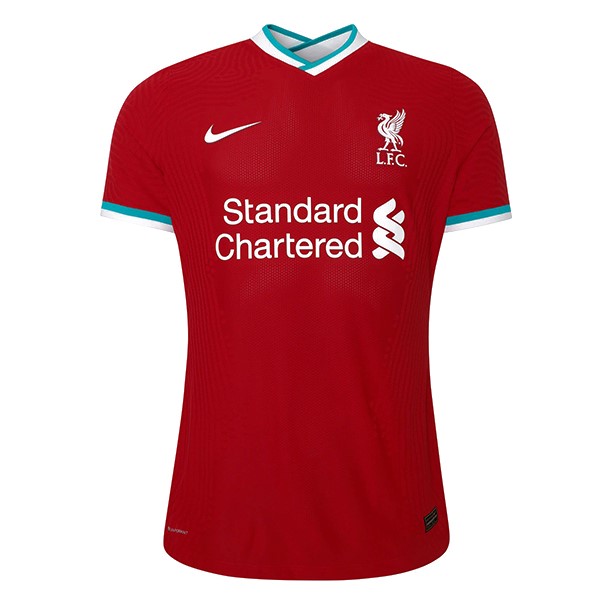 Camiseta Liverpool Replica Primera Ropa Mujer 2020/21 Rojo